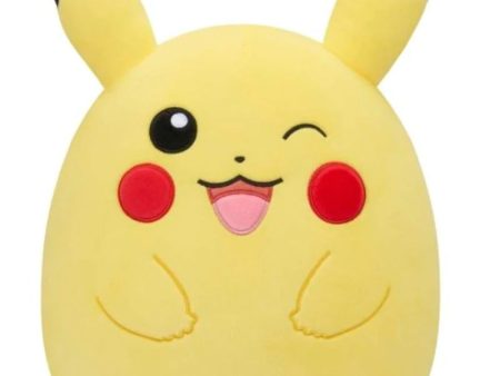 SQUISHMALLOWS -  POKEMON WAVE 3 14 INCH PLUSH - WINKING PIKACHU Sale