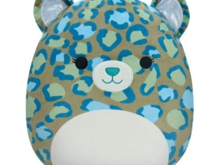 SQUISHMALLOWS - 12 INCH PLUSH - ENOS THE BLUE LEOPARD Cheap