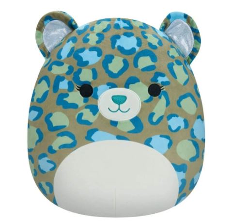 SQUISHMALLOWS - 12 INCH PLUSH - ENOS THE BLUE LEOPARD Cheap