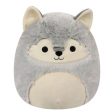 SQUISHMALLOWS -  FUZZAMALLOW 12 INCH PLUSH - WILLY THE WOLF Sale