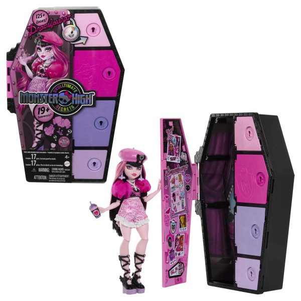 MONSTER HIGH - SKULLTIMATE SECRETS - DRACULAURA FASHION FIGURE SERIES 1 on Sale