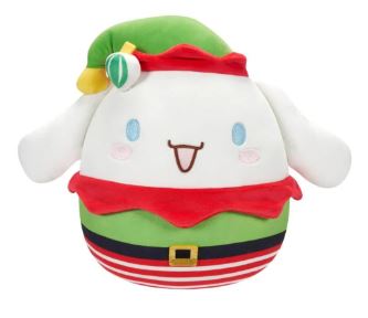 SQUISHMALLOWS - HELLO KITTY AND FRIENDS 10 INCH PLUSH - CHRISTMAS CINNAMOROLL Fashion