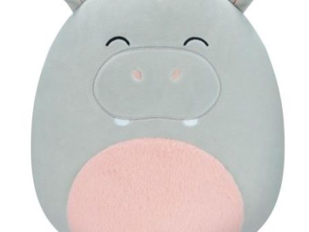 SQUISHMALLOWS - 12 INCH PLUSH - HARRISON THE HIPPO For Sale