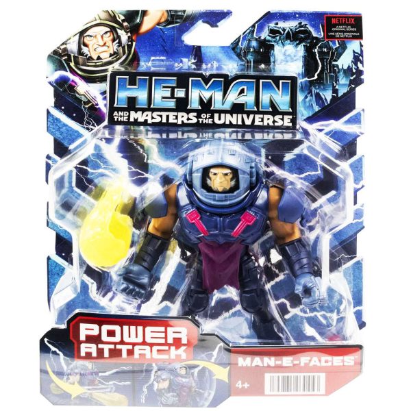 MASTERS OF THE UNIVERSE ANIMATED POWER ATTACK MAN E FACES Supply