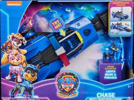 PAW PATROL - THE MIGHTY MOVIE - CHASE - MIGHTY TRANSFORMING CRUISER Online