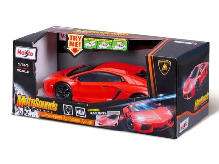 MAISTO MOTORSOUNDS 1:24 LAMBORGHINI AVENTADOR COUPE Online Hot Sale