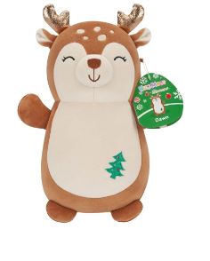 SQUISHMALLOWS -  HUGMEES 10 INCH PLUSH - CHRISTMAS DAWN THE REINDEER For Sale