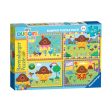 RAVENSBURGER HEY DUGGEE 4 IN 1 LETS GO EXPLORE PUZZLE Supply