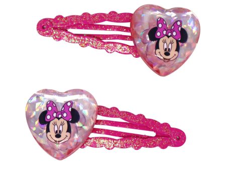 MINNIE MOUSE HEART GEM SNAP CLIPS Supply