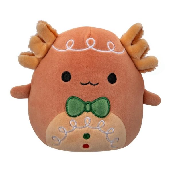 SQUISHMALLOWS -  7.5 INCH PLUSH - CHRISTMAS - DEN THE GINGERBREAD AXOLOTYL For Discount