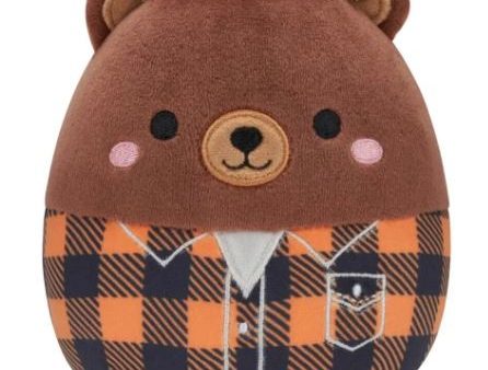 SQUISHMALLOWS - 7.5 INCH HARVEST PLUSH - OMAR  THE BROWN BEAR Online now