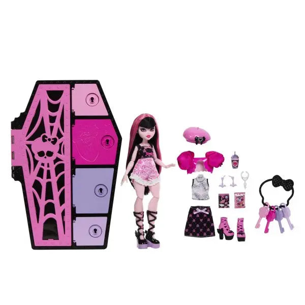 MONSTER HIGH - SKULLTIMATE SECRETS - DRACULAURA FASHION FIGURE SERIES 1 on Sale