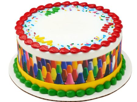 Crayons Edible Cake Topper Image Strips Online Hot Sale