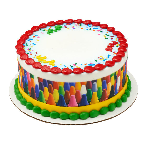 Crayons Edible Cake Topper Image Strips Online Hot Sale