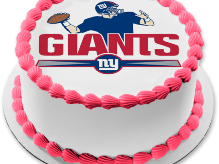 New York Giants Logo NFL Edible Cake Topper Image ABPID24132 Discount