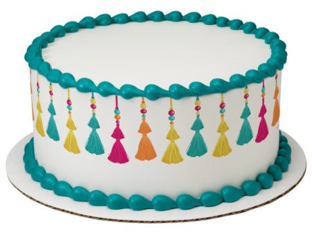 Tassels Edible Cake Topper Image Strips Online