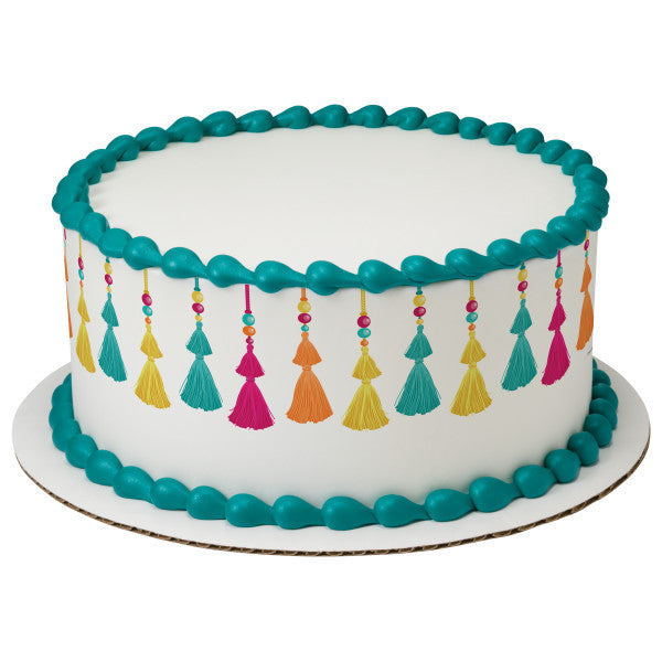 Tassels Edible Cake Topper Image Strips Online