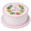 I Love You Mom Edible Cake Topper Image Fashion