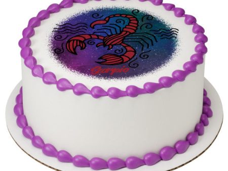 Scorpio Edible Cake Topper Image Hot on Sale