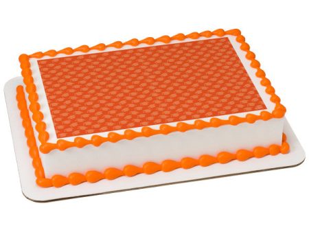 Orange Grad Hats Edible Cake Topper Image Online Hot Sale