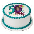 Happy 50th Birthday Edible Cake Topper Image Frame For Sale