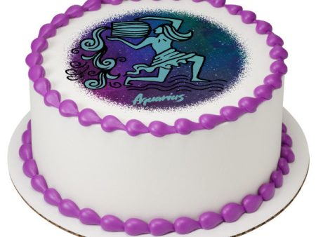 Aquarius Edible Cake Topper Image Supply