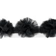 Black Tulle Pom Pom Wrap Special Occasion Decoration For Sale