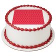 Red Grad Hats Edible Cake Topper Image Online Sale