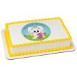 Happy Easter Bunny Edible Cake Topper Image For Sale