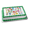 Fish Ocean Sea Creatures Life Edible Cake Topper Image ABPID00077 Online Sale