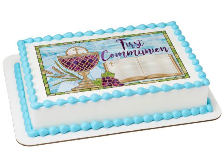 First Communion (1st Communion) Edible Cake Topper Image Supply