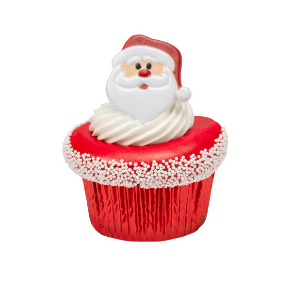 Santa Face Cupcake Rings on Sale