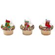 Festive Stockings Cupcake Rings Discount