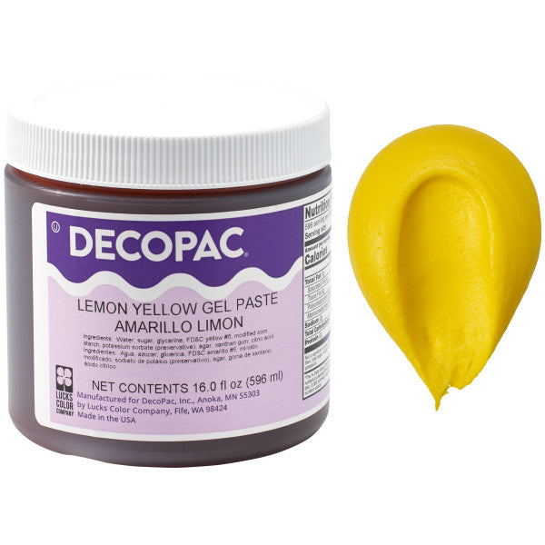 DecoPac Lemon Yellow Premium Paste Premium Paste Color on Sale