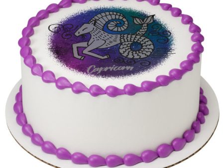 Capricorn Edible Cake Topper Image For Cheap