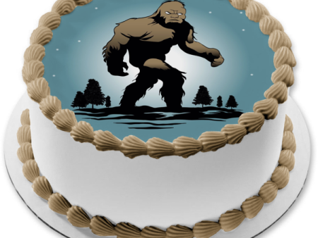 Bigfoot Sasquatch Whitehall New York Town Official Animal Edible Cake Topper Image ABPID00070 Online Hot Sale