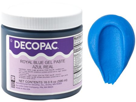 DecoPac Royal Blue Premium Paste Premium Paste Color on Sale