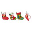 Festive Stockings Cupcake Rings Discount