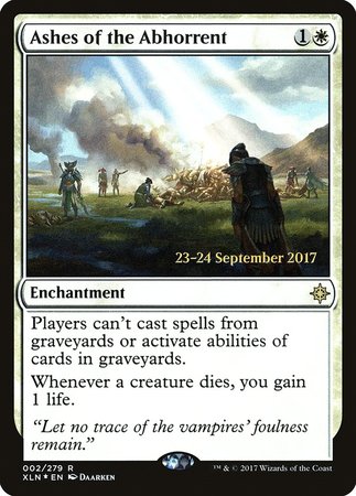 Ashes of the Abhorrent [Ixalan Promos] on Sale