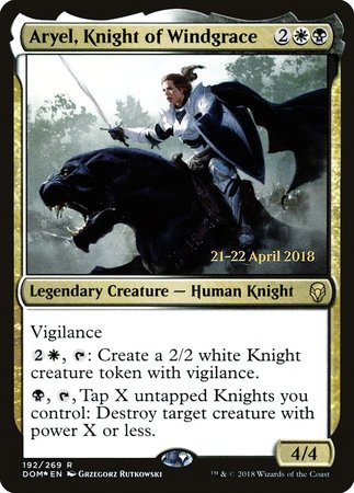 Aryel, Knight of Windgrace [Dominaria Promos] Fashion