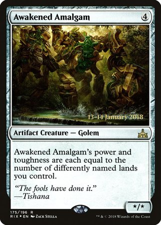 Awakened Amalgam [Rivals of Ixalan Promos] For Discount