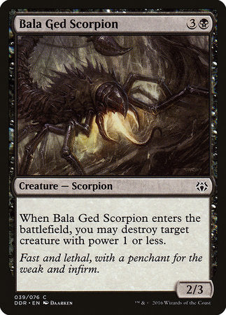 Bala Ged Scorpion [Duel Decks: Nissa vs. Ob Nixilis] Sale