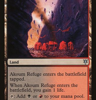 Akoum Refuge [Duel Decks: Sorin vs. Tibalt] Hot on Sale