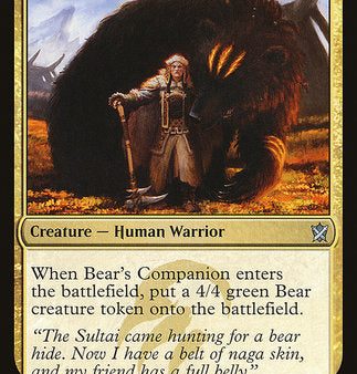 Bear s Companion [Khans of Tarkir] Supply