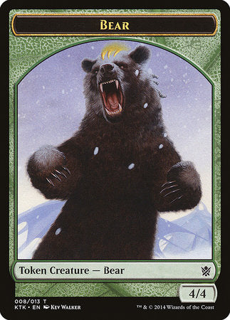 Bear Token [Khans of Tarkir Tokens] Hot on Sale