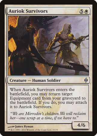 Auriok Survivors [New Phyrexia] Cheap