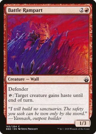 Battle Rampart [Battlebond] Discount