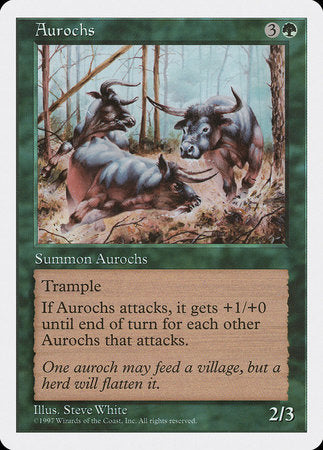 Aurochs [Fifth Edition] Online now