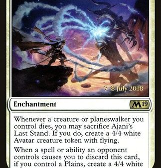 Ajani s Last Stand [Core Set 2019 Promos] Online