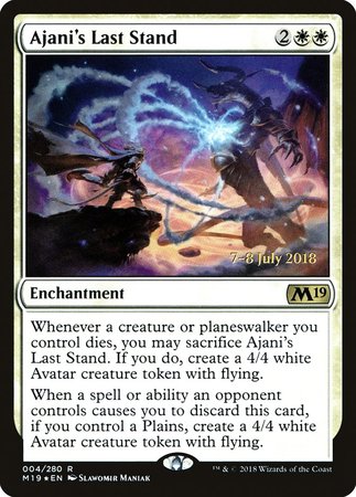 Ajani s Last Stand [Core Set 2019 Promos] Online